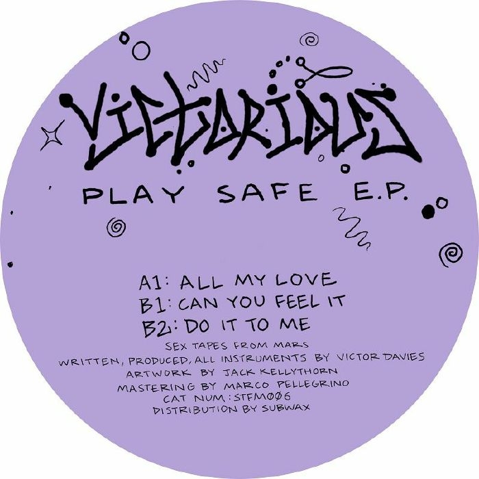 ( STFM 006 ) VICTORIOUS - Play Safe EP (12") Sex Tapes From Mars